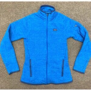 Patagonia Jacket Womens S Better Sweater Heathered Fleece Fitted Mid Layer Zip